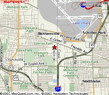 Bensenville Map